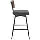 preview thumbnail 93 of 136, 26"/29" Faux Leather Swivel Counter/Bar Stools Set of 2/3