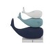 preview thumbnail 2 of 15, Multi Polystone Coastal Sculpture Whales 8 x 8 x 4 - 8 x 4 x 8