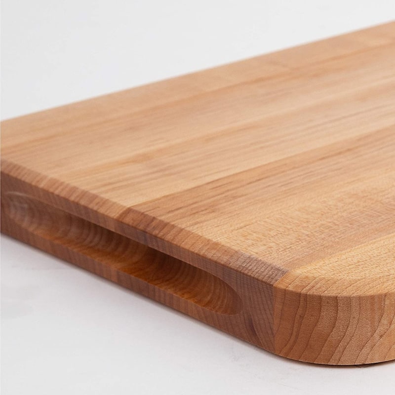 John Boos Maple Wood Edge Grain Reversible Cutting Board, 18 x 12 x 1.25 Inches - 18"L x 12"W