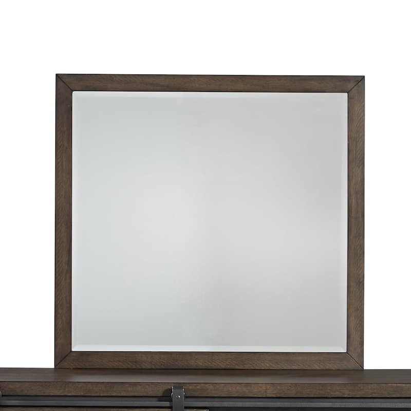 Thornwood Hills Rock Beaten Brown Mirror