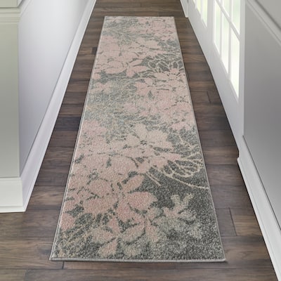 Nourison Tranquil Contemporary Abstract Floral Area Rug