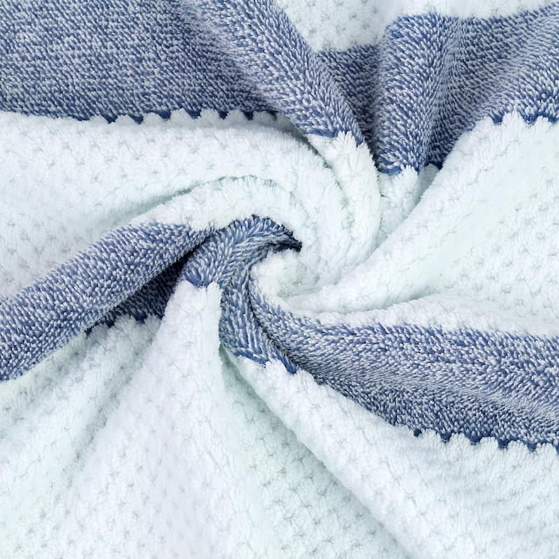 Waffle Stripe Bath Towels 30" x 60"