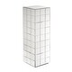 preview thumbnail 2 of 2, Allan Andrews Tall Decorative Mirrored Puzzle Cube Grid Pedestal