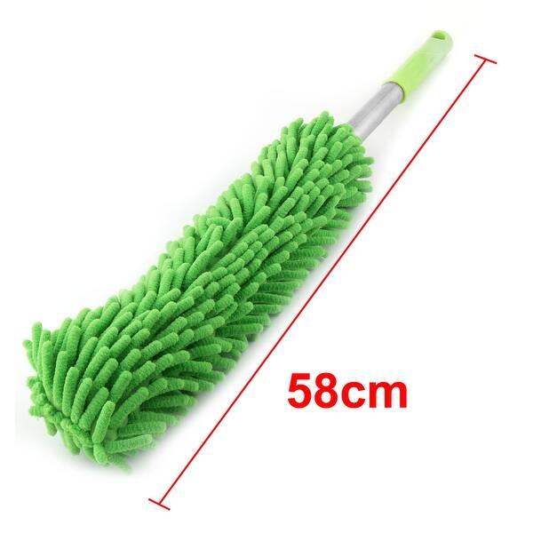 Shop Home Chenille Non Slip Handle Bookshelf Blinds Sweep Clean Brush Duster Green Free Shipping On Orders Over 45 Overstock 17608730