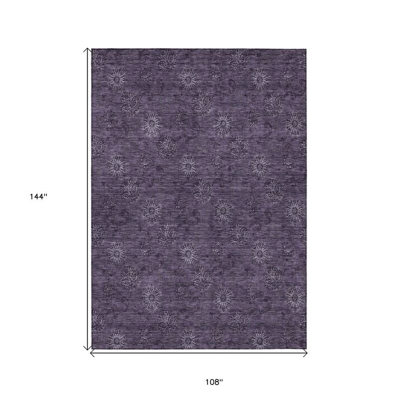 HomeRoots Floral Transitional Rectangle Outdoor Rug