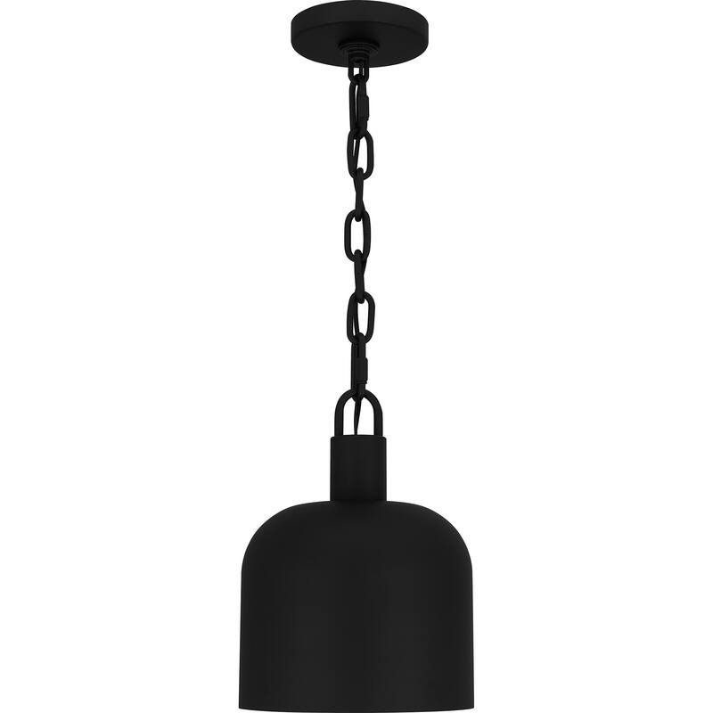 Raquel 1-Light Matte Black Mini Pendant Light