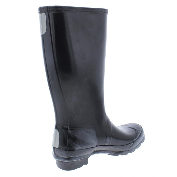 hunter tall gloss rain boots