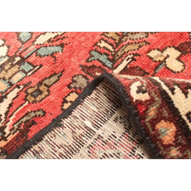 ECARPETGALLERY Hand-knotted Andelz Red Wool Rug - 4'5 x 8'2