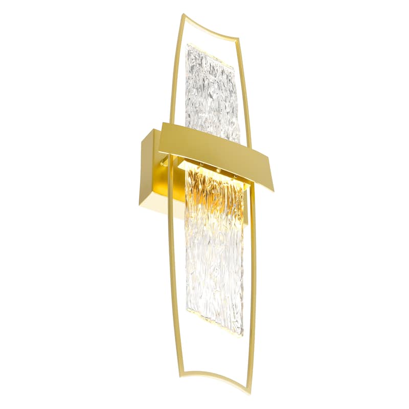 Guadiana Integrated LED Satin Gold Wall Light - Satin Gold