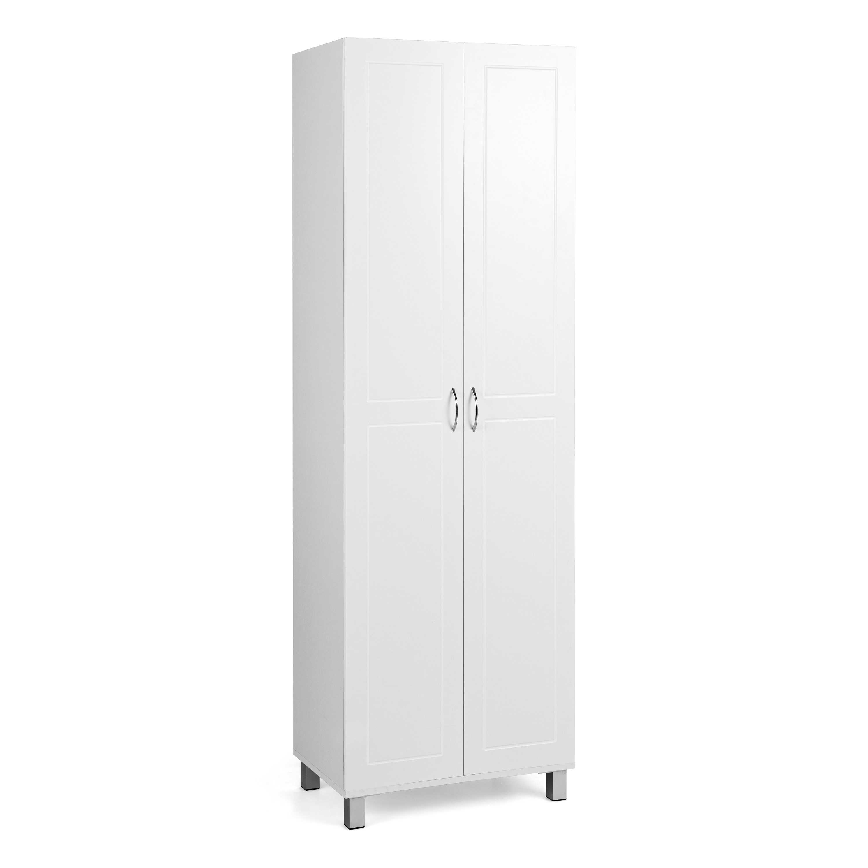 Costway Freestanding Tall Storage Cabinet Utility 2-Door Cabinet