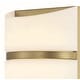 preview thumbnail 10 of 10, Minka Lavery 822-L Velaux 11" Tall LED Wall Sconce with Faux Alabaster