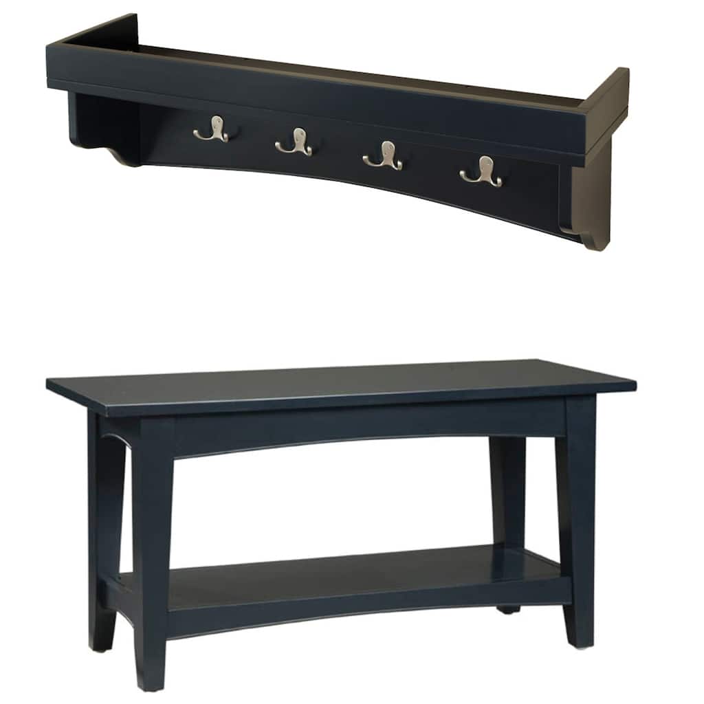 Daintree Coat Hook and Bench Set