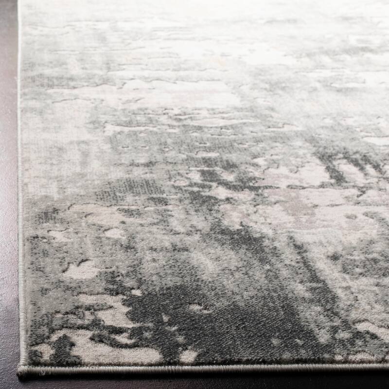 SAFAVIEH Vogue Lida Modern & Contemporary Abstract Beige/Charcoal Rug
