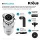 preview thumbnail 4 of 16, KRAUS WasteGuard Continuous Feed Garbage Disposal for Kitchen Sinks