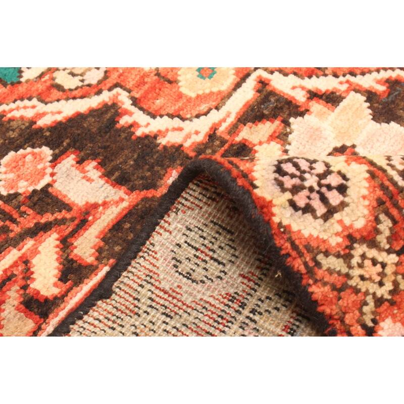 ECARPETGALLERY Hand-knotted Andelz Dark Brown Wool Rug - 4'0 x 6'6