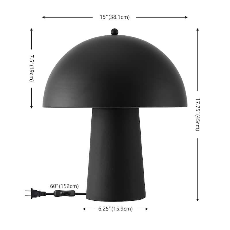 SAFAVIEH Lighting Serra 18-inch Table Lamp - 15"W x 15"D x 18"H