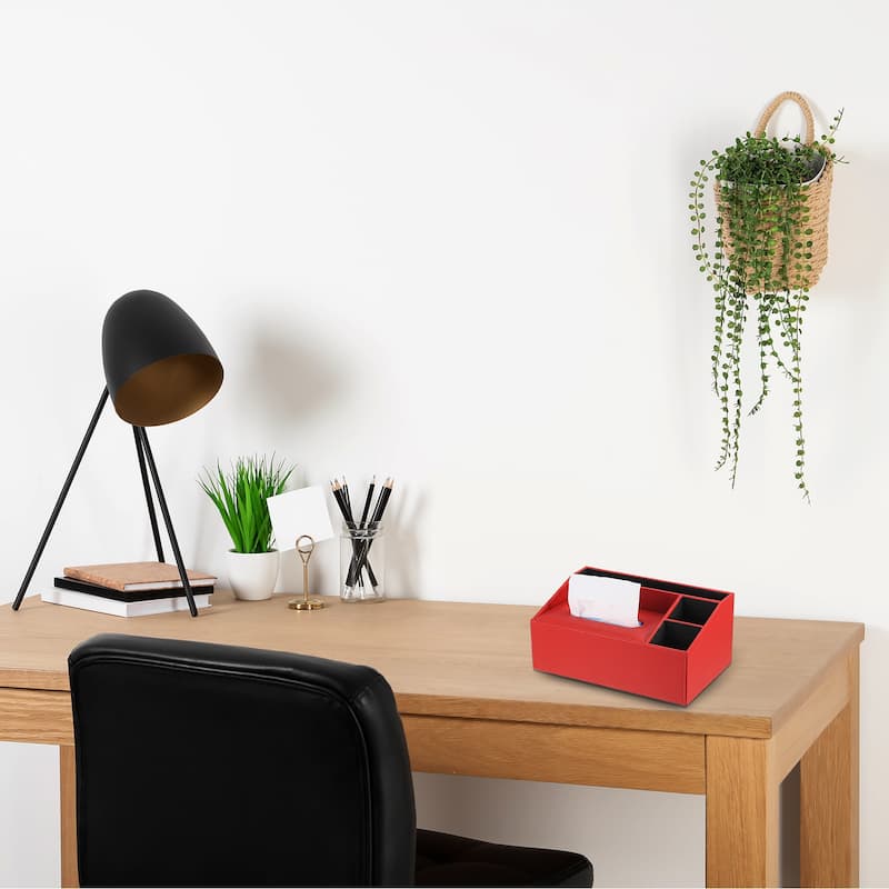Tissue Box Cover with Magnetic Bottom, 10.4"x6.5"x4.7"