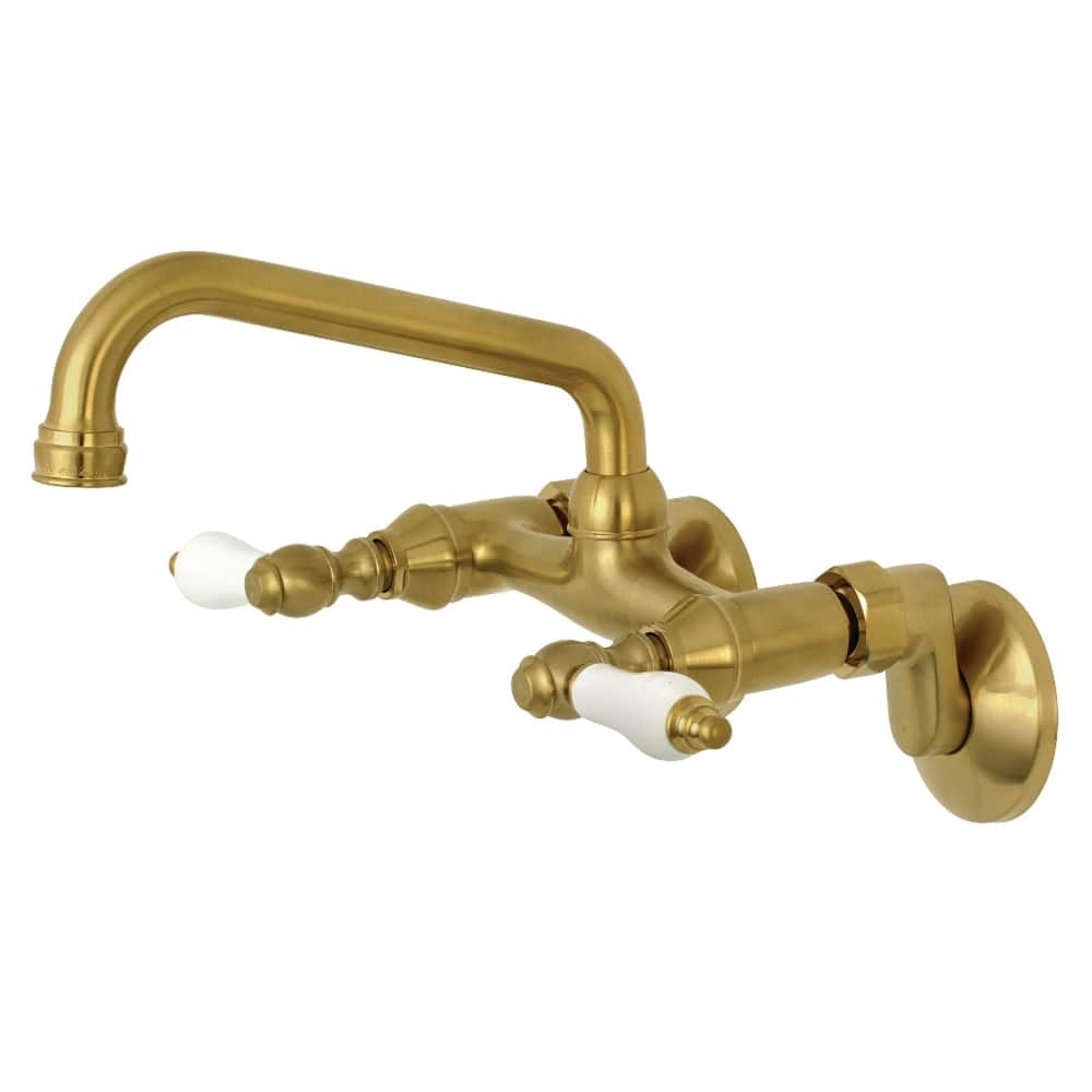 Kingston Brass Two-Handle Wall Mount Kitchen Faucet