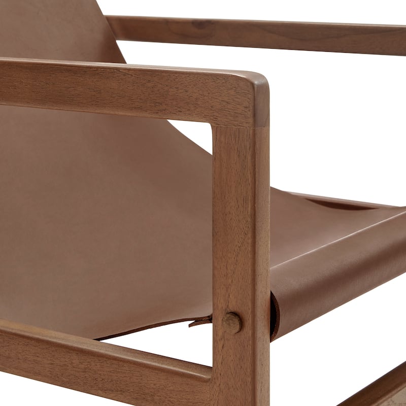 Orín Leather Sling Chair
