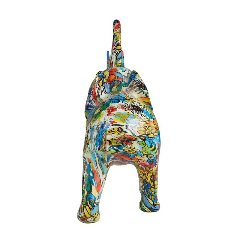 The Novogratz Multi Colored Polystone Various Animal Sculpture