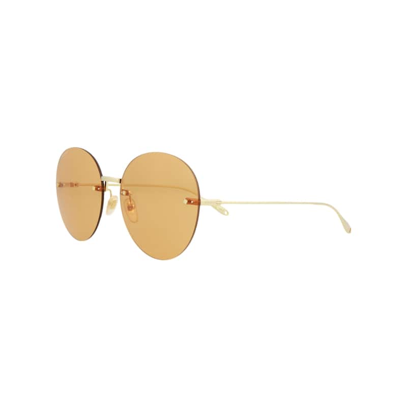 Gucci Round-Frame Metal Sunglasses - NS