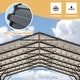 preview thumbnail 58 of 81, Heavy-Duty Metal Carport with Upgraded Galvanized Steel Roof – Ideal Shelter for Cars, Boats, and Tractors