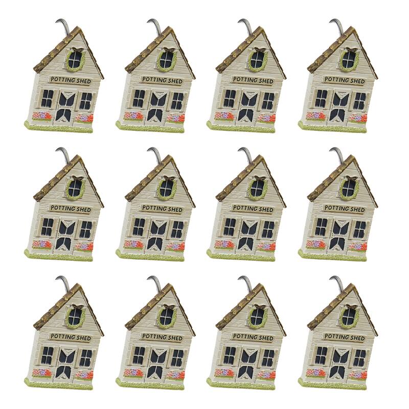 Park Designs Spring Garden Shower Curtain Hook Set of 12 - Off-White