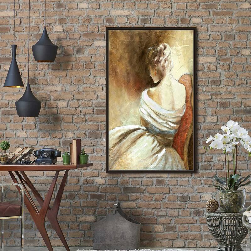 "A Quiet Refrain II" by Carol Robinson Print on Floating Canvas