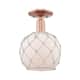 Option Antique Copper / White Glass with White Rope