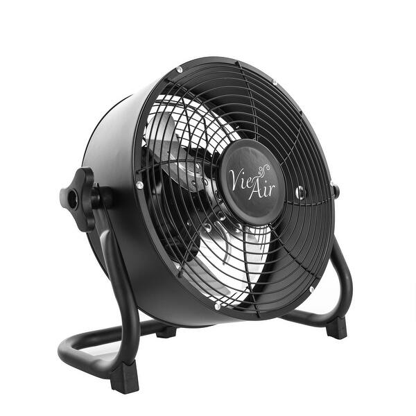 Shop Vieair 10 Inch Rechargeable Portable Drum Fan In Black Overstock 32052795