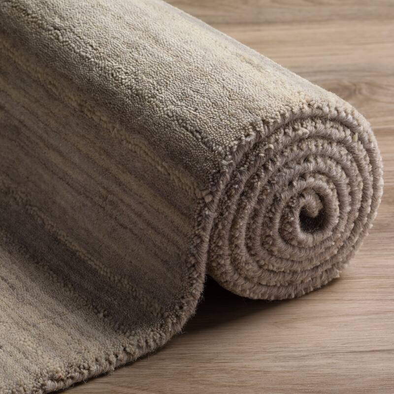 Addison Cooper Multi Shade Solid Wool Area Rug