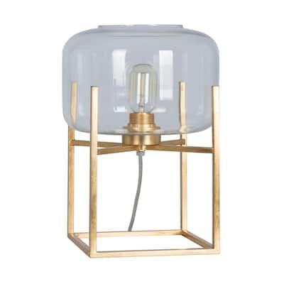 15" Metal Table Lamp, Gold (Set of 2) - 15