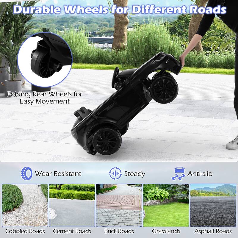 Gymax 12V Kids Ride On Car Licensed Land Rover Electric Vehicle w/