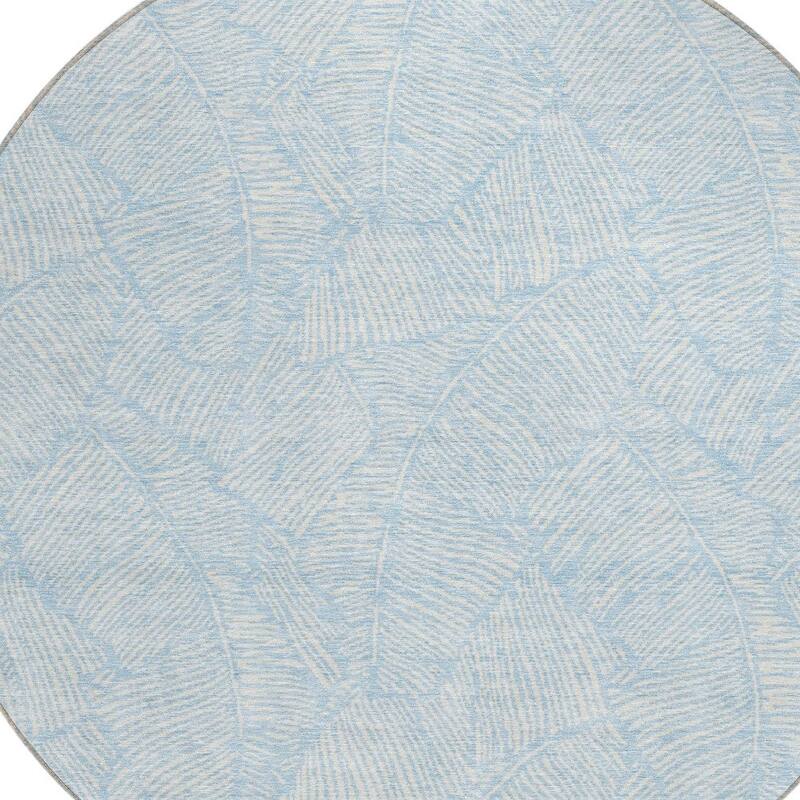 HomeRoots Floral Transitional Rectangle Outdoor Rug