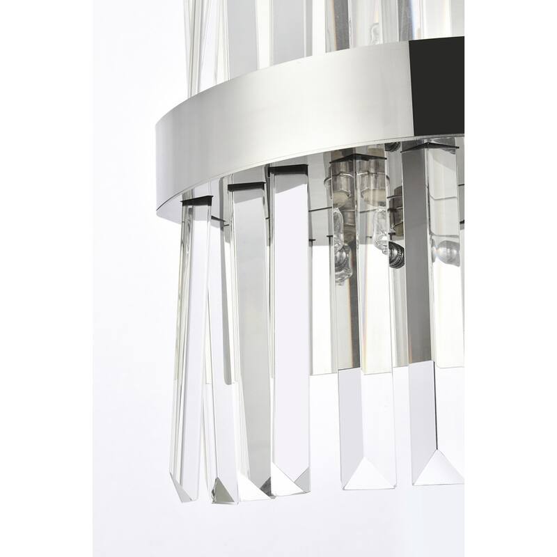 Indigo Home 8 inch crystal bath sconce