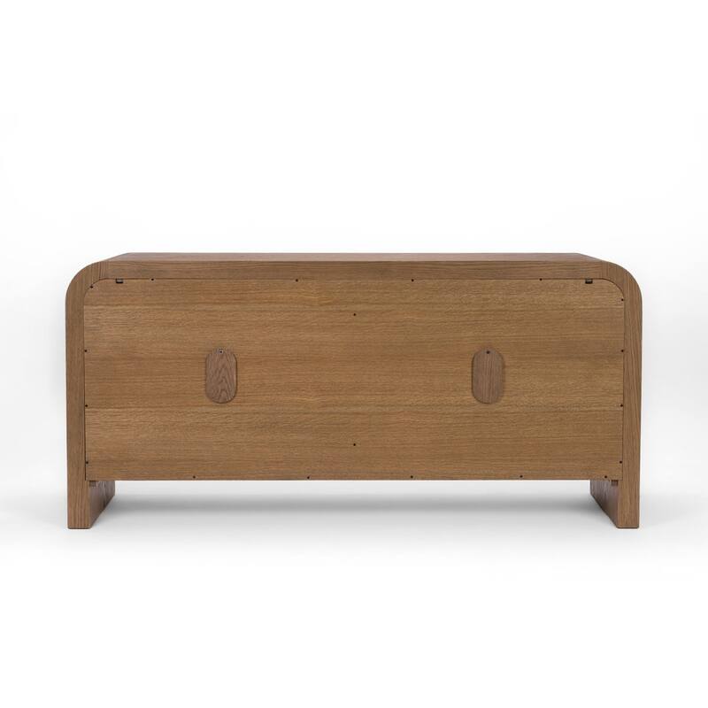 Studio London Clara Sideboard Mid-Century Modern Oak Sideboard Weathered Oak