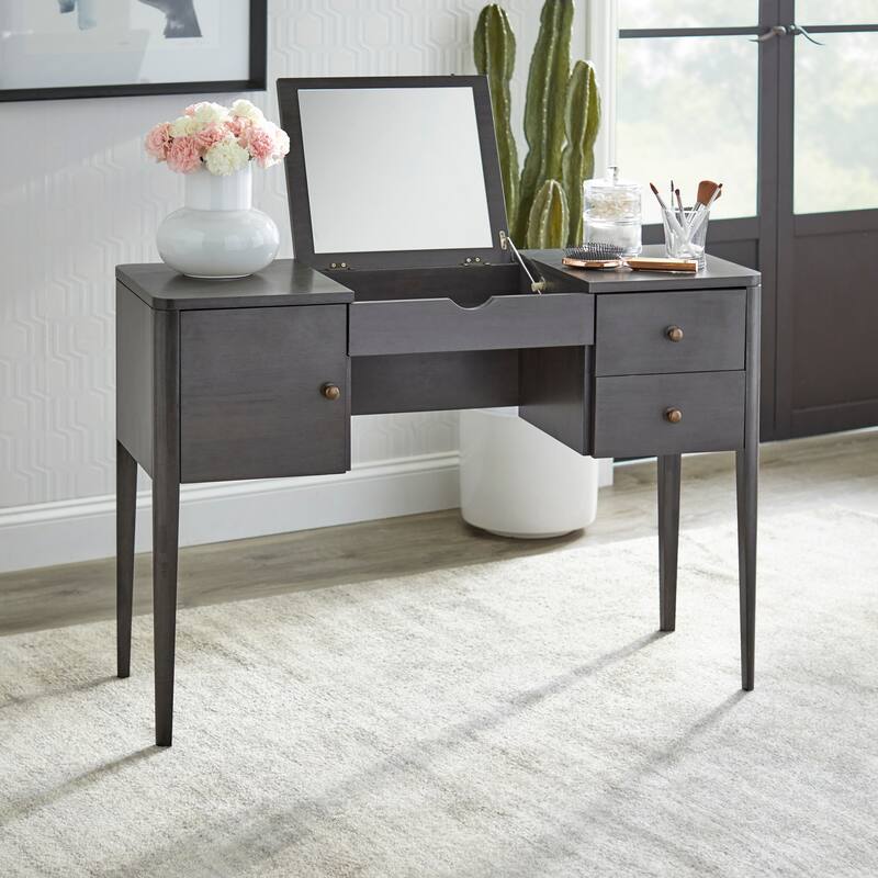 Lifestorey Parc Vanity Desk and Stool Set