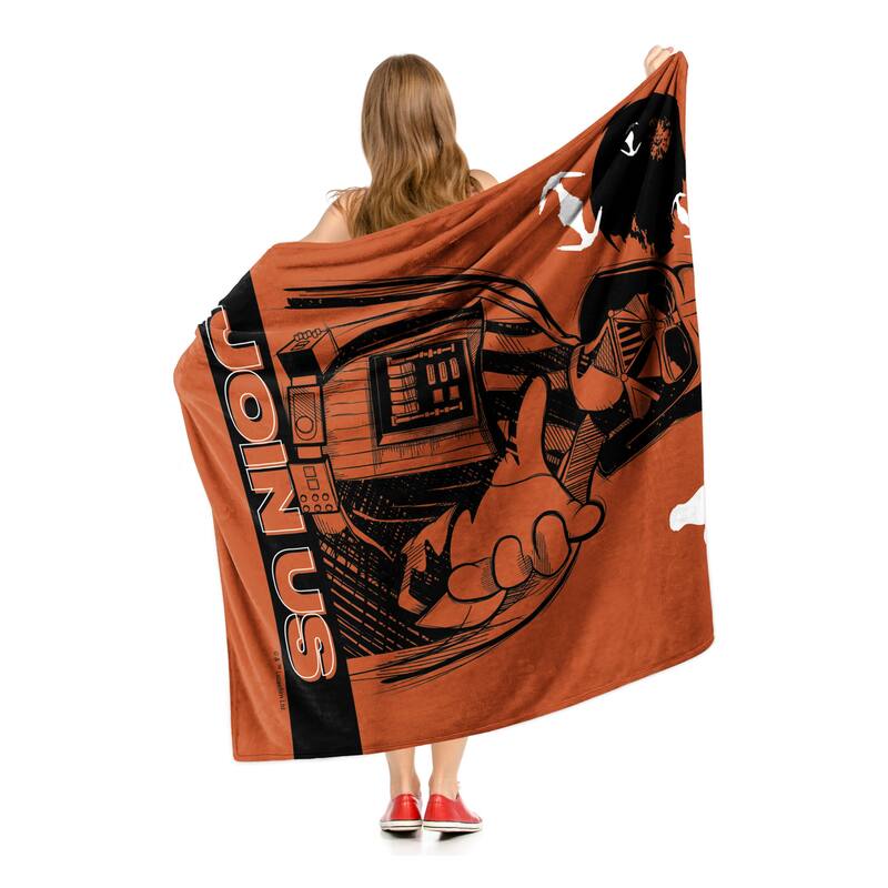 NCAA Star Wars Cobranding Influence Silk Touch Throw Blanket