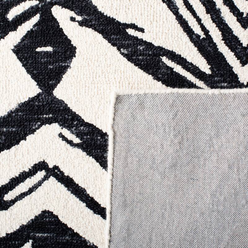 SAFAVIEH Handmade Metro Jorine Modern Abstract Wool Rug