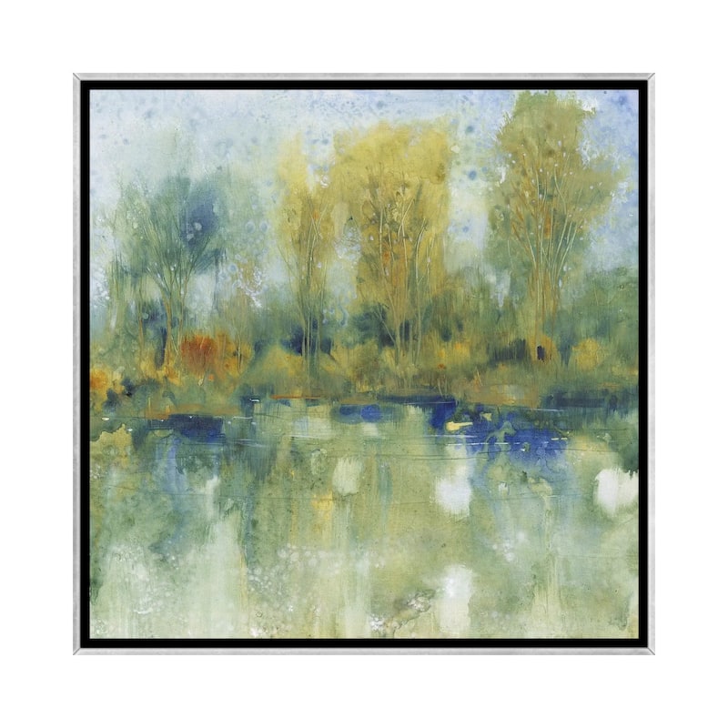 iCanvas "Pond Reflection I" by Tim OToole Framed
