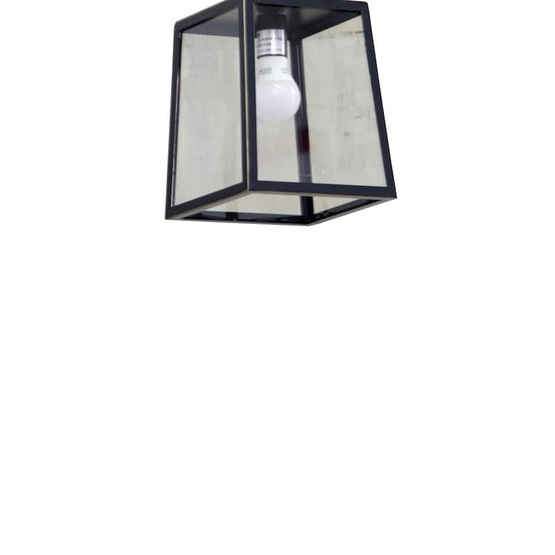 1 Light Outdoor Wall Lantern in Imperial Black Finish