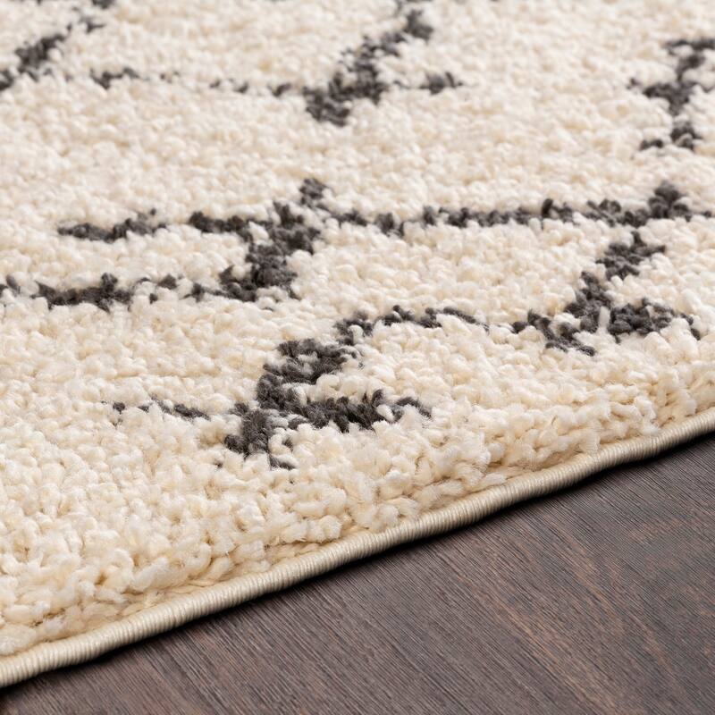 Livabliss Hammond Bohemian Shag Area Rug