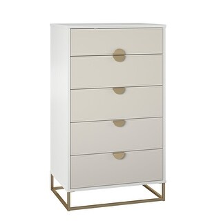 The Novogratz Kelly 5 Drawer Dresser