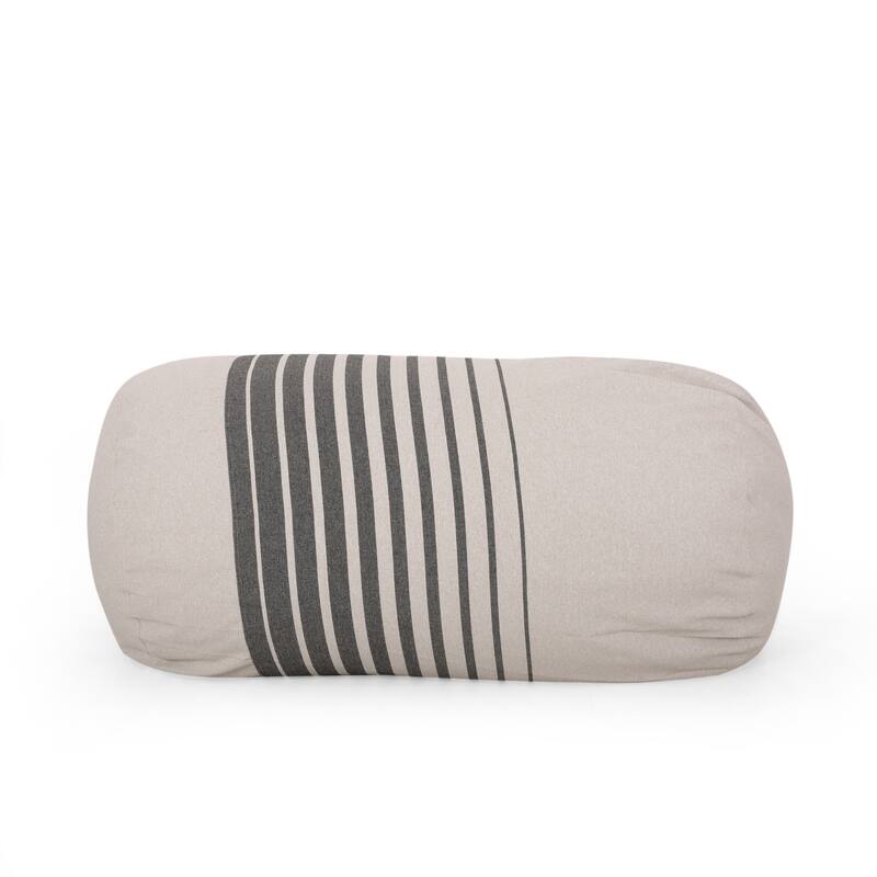 Hudgeons Indoor Striped Bean Bag by Christopher Knight Home