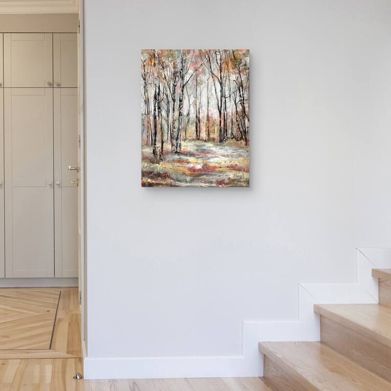 Kaleidoscope Trees I by Studio Arts Canvas Art Print