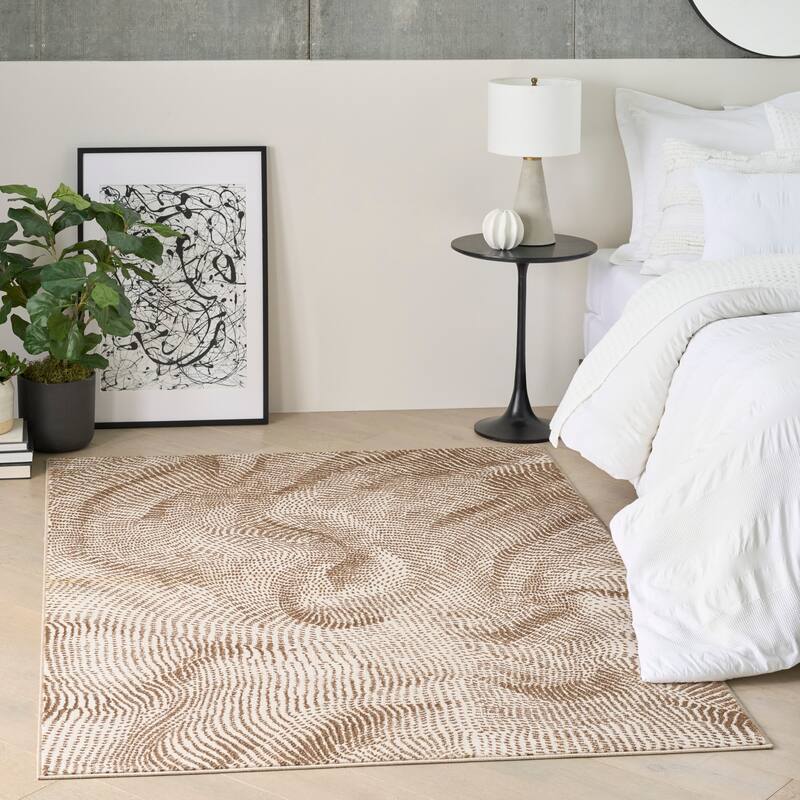 DKNY Central Park West Indoor only Modern Abstract Area Rug