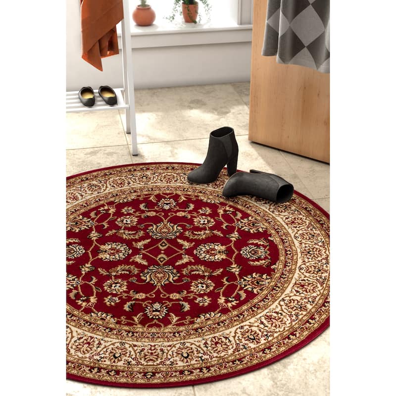 Well Woven Classic Oriental Round Rug