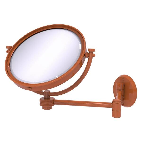 Allied Brass Tribecca 8-in x 15-in Antique Copper Double-Sided Magnifying Wall-Mounted Vanity Mirror Allied Brass Tribecca 8-in x 15-in Antique Copper Double-Sided Magnifying Wall-Mounted Vanity Mirror