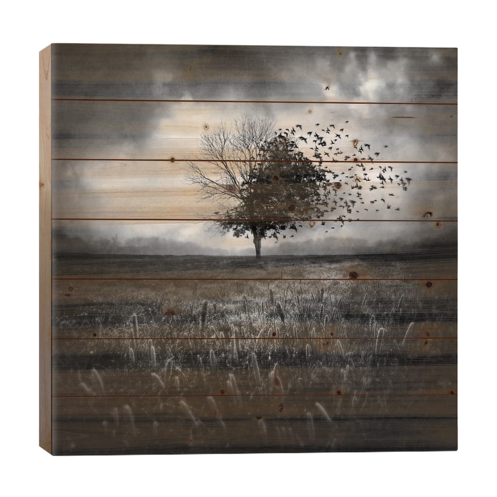 Illusion d'un Primptemps Perdu I Print On Wood by Sebastien Del Grosso - Multi-Color