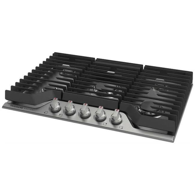 Frigidaire GCCG3048A 30" Wide 5 Burner Gas Cooktop with Quick Boil